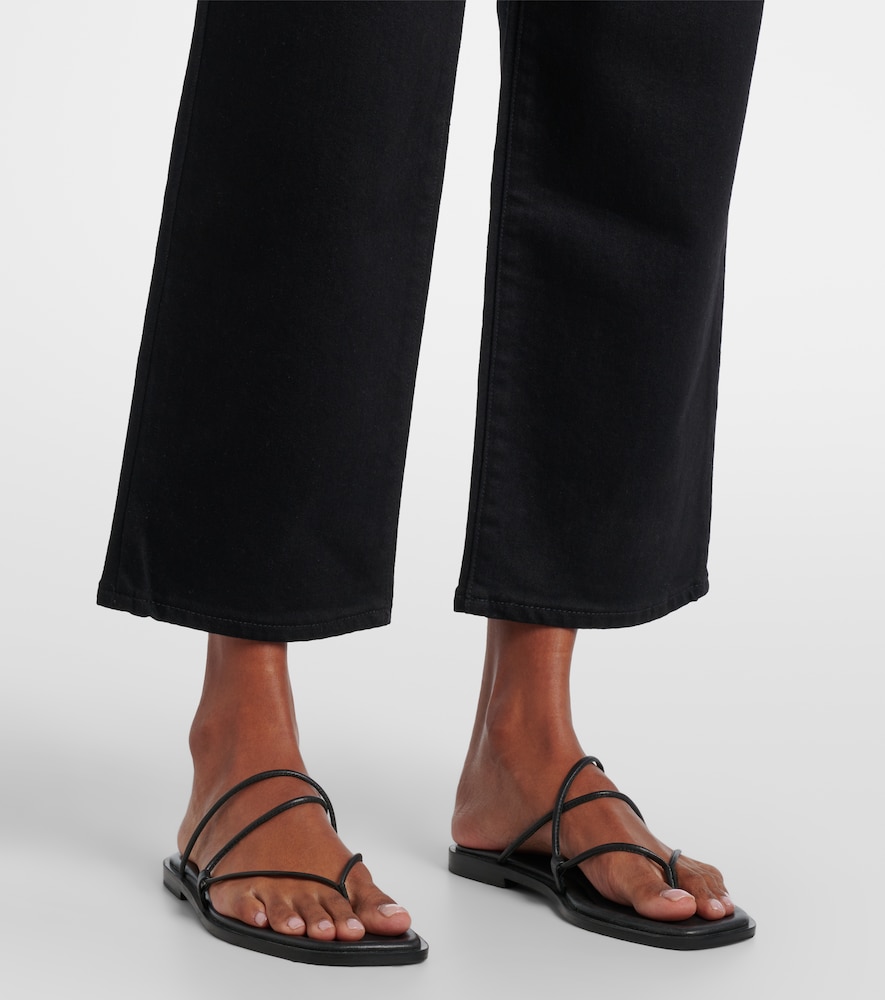 Slvrlake Slvrlake Mid-rise Cropped Straight Jeans London 