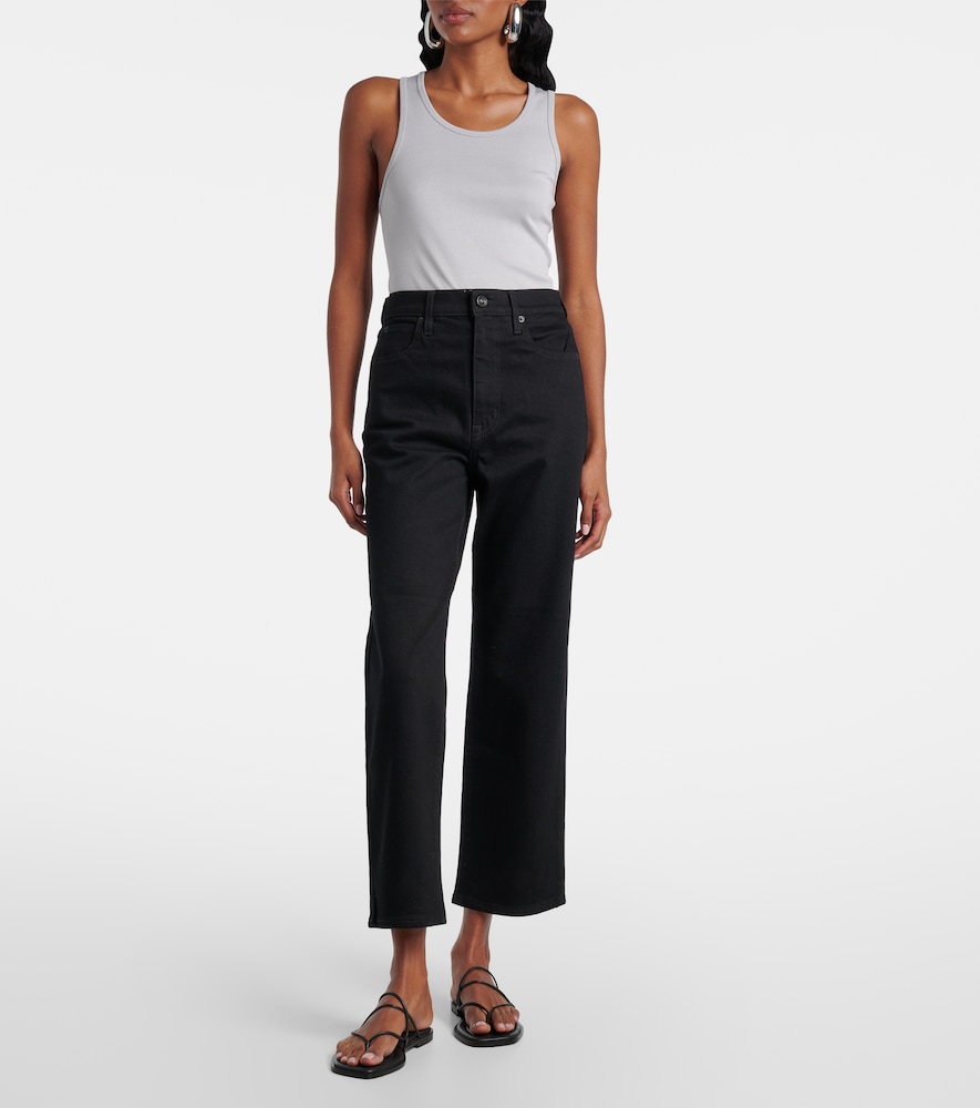  Slvrlake Slvrlake Mid-rise Cropped Straight Jeans London 