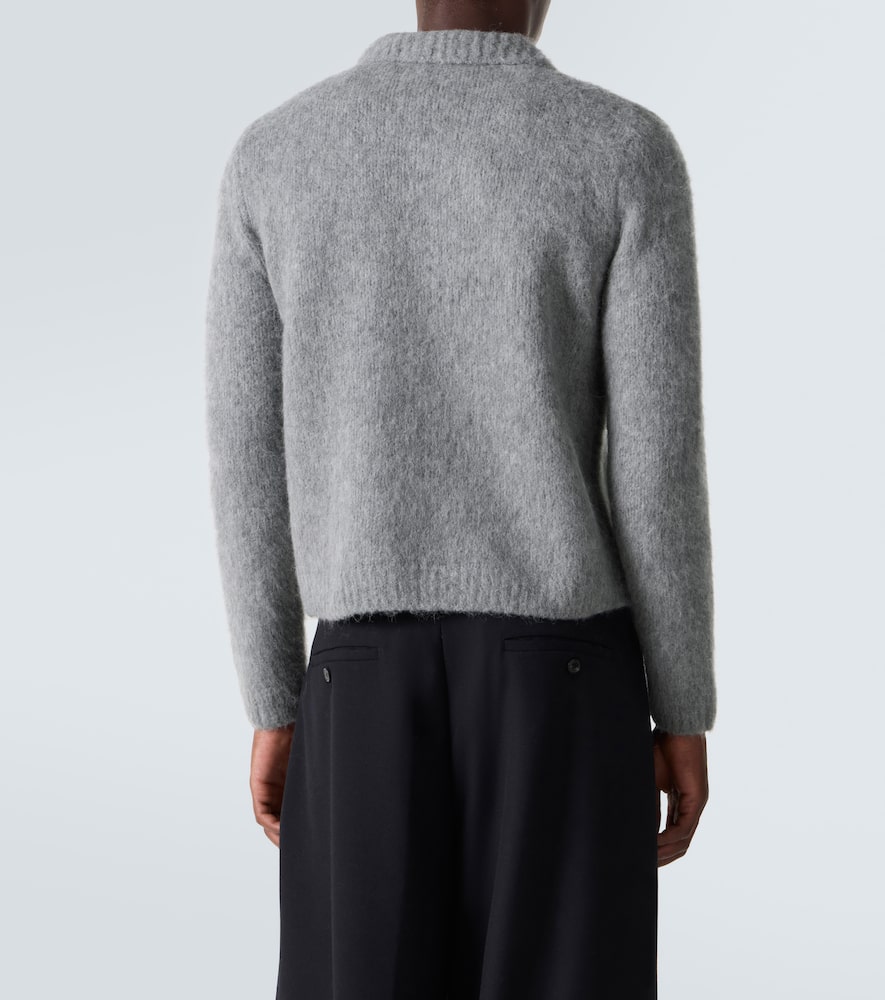 Dries Van Noten Men 03270-mora 2709 M.k.cardigan In Gray