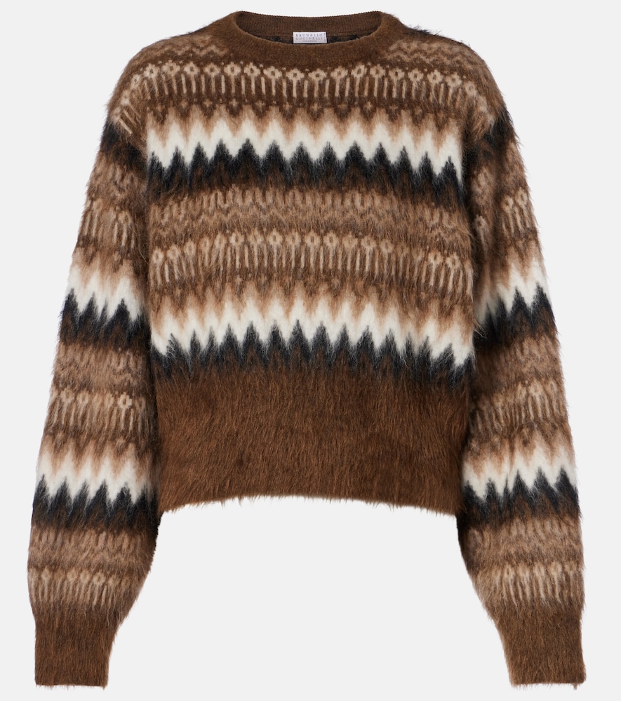 Brunello Cucinelli Wool and mohair-blend sweater | Thumbnail 7 Brunello Cucinelli Wool and mohair-blend sweater | Thumbnail 7