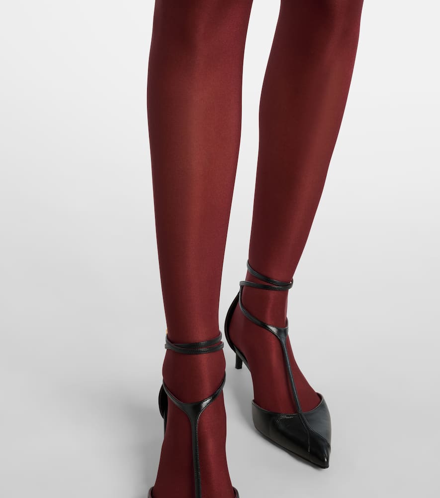 Wolford Neon 40 Tights In Red