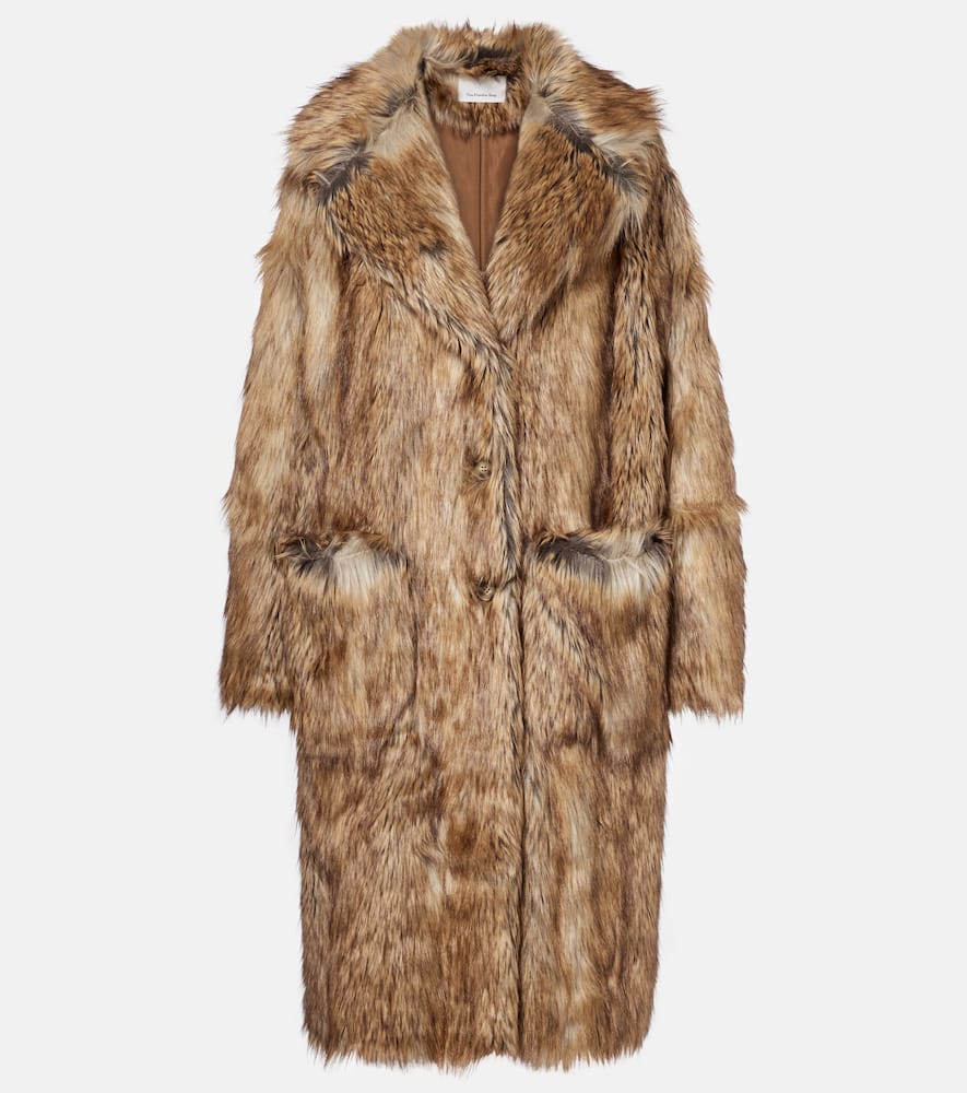 The Frankie Shop Rella Coat In Brown