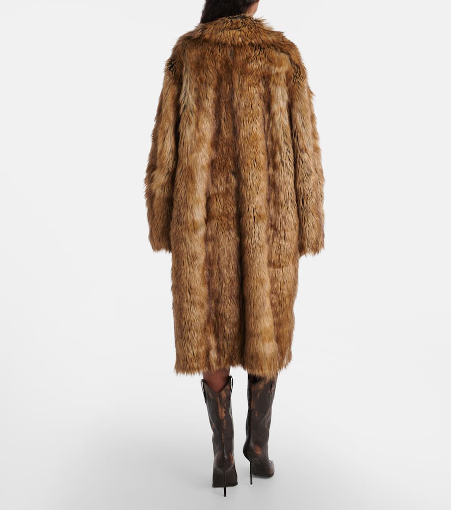 The Frankie Shop Rella Coat In Brown