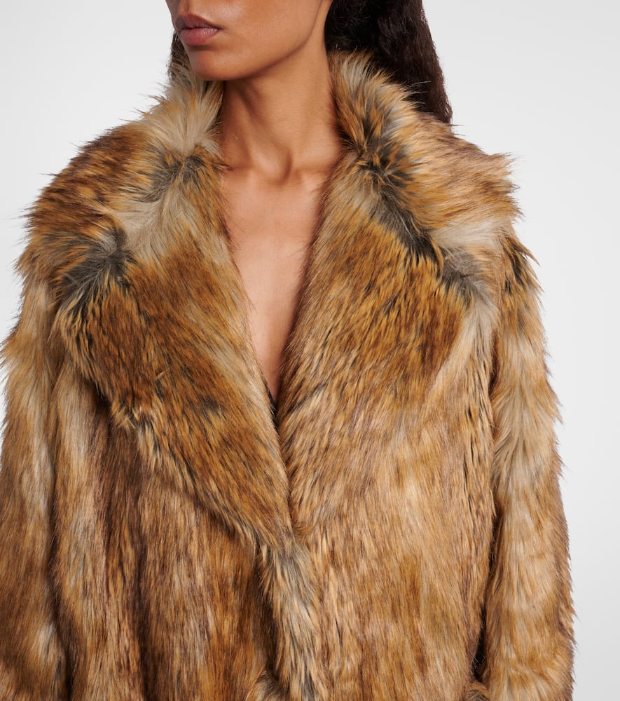 The Frankie Shop Rella Coat In Brown