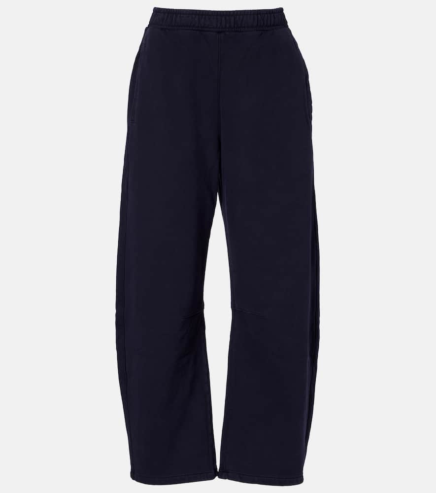 Citizen Of Humanity Miro Cotton Fleece Sweatpants In Blue