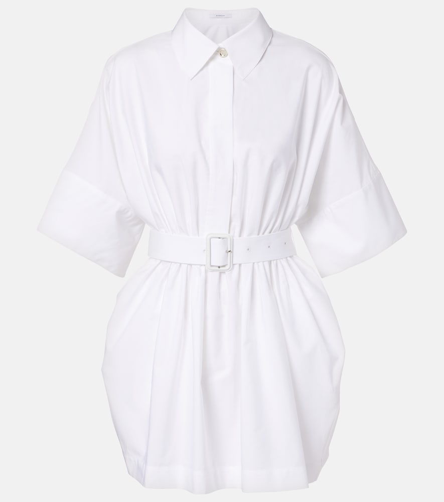 Givenchy Women's White Cotton Poplin Shirt Dress Uk Size 14