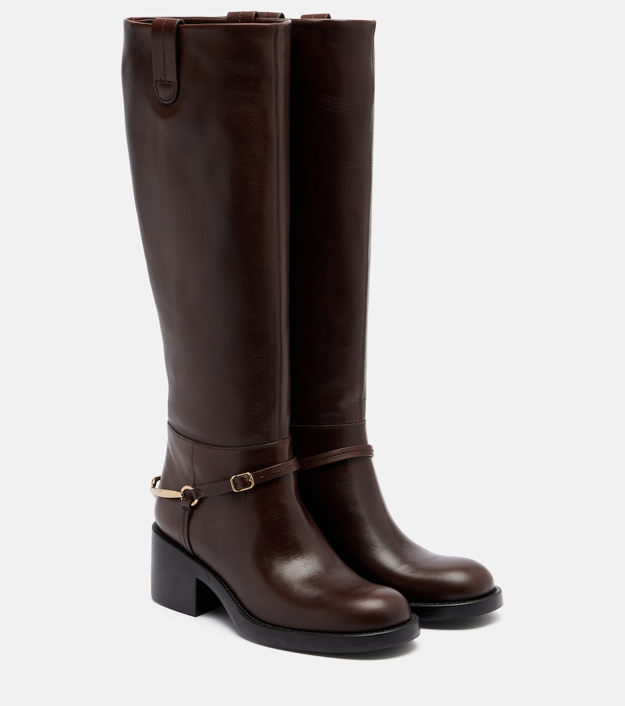 Chloe Chloé Dakota 60 leather knee-high boots