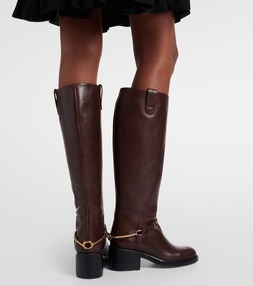 Chloé Dakota 60 Leather Knee-High Boots