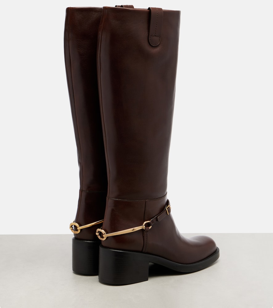  Chloe Chloe Dakota 60 Leather Knee-high Boots 