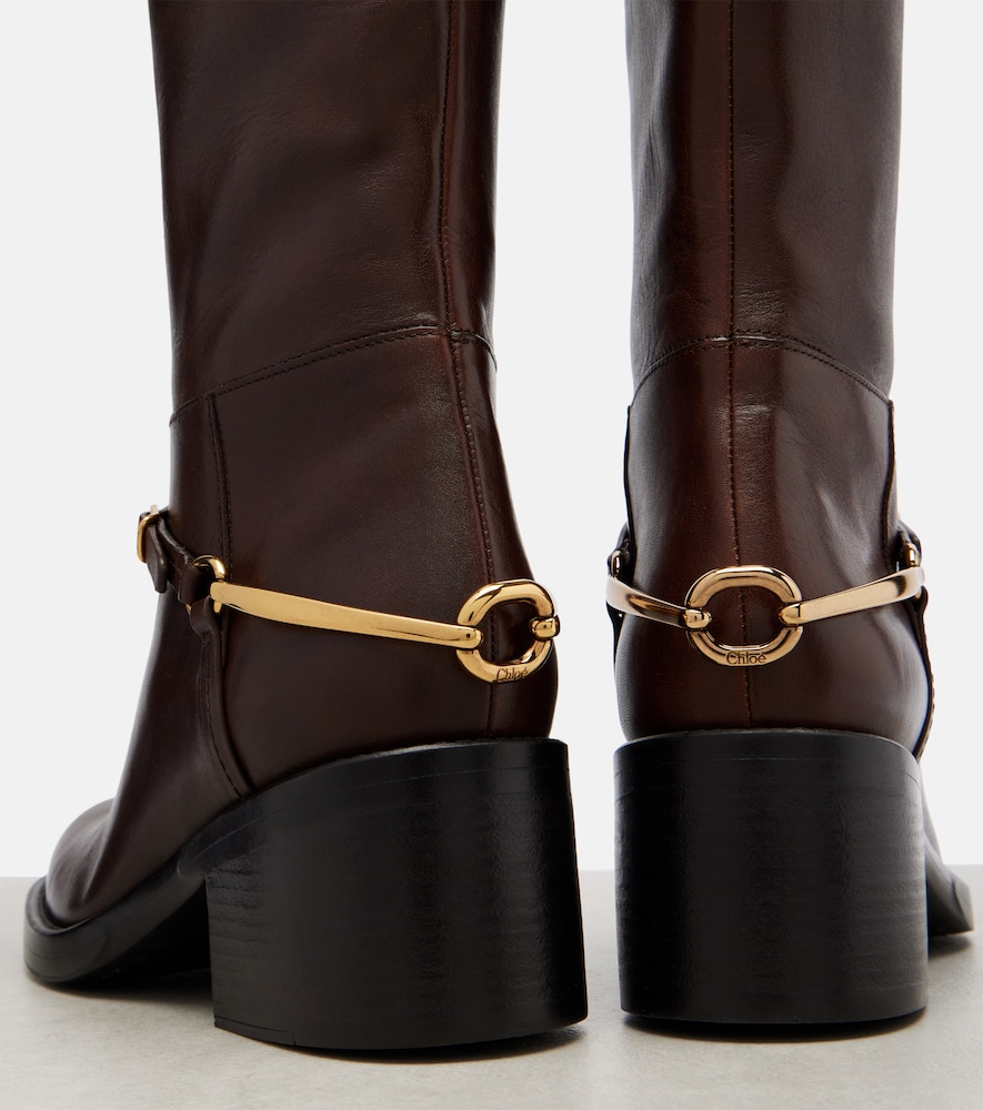 Chloé Dakota 60 Leather Knee-High Boots