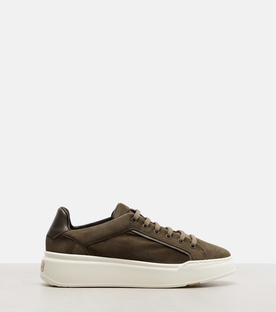  Max Mara Max Mara Suede Platform Sneakers 