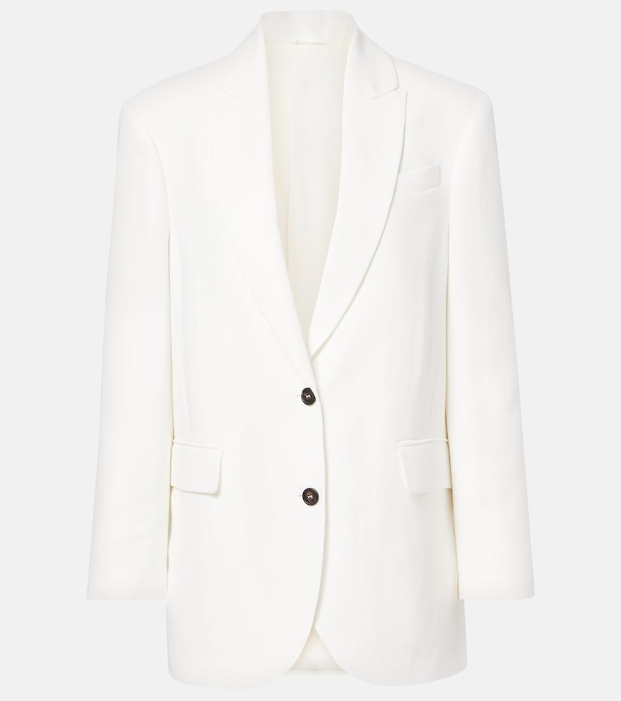 Brunello Cucinelli Monili Blazer In Brown