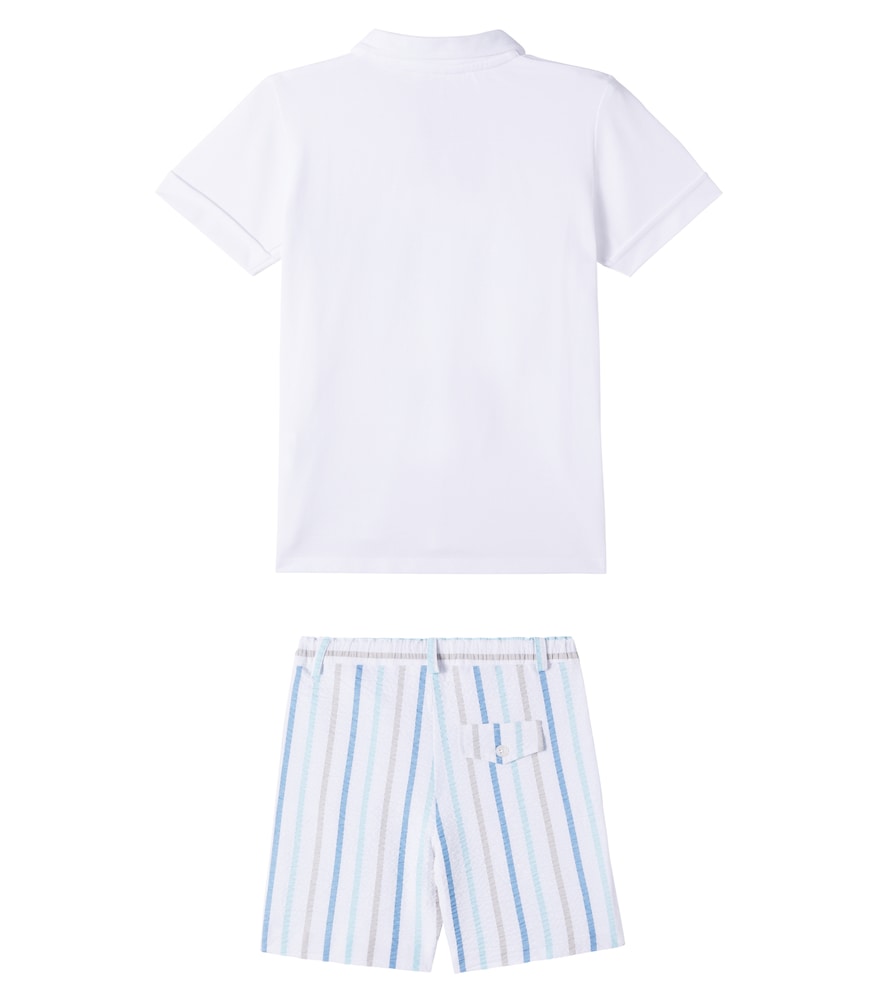  Patachou Patachou Set Aus Polohemd Und Shorts Aus Baumwolle 