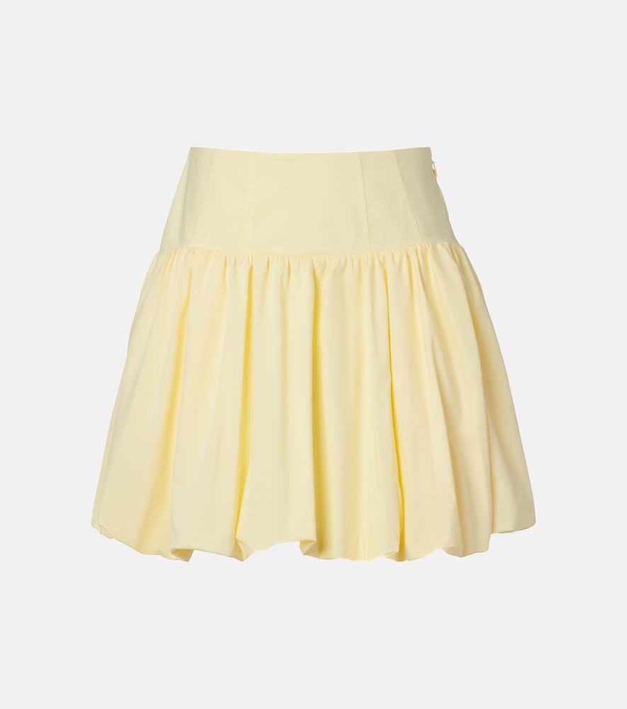 Simkhai Women's Yellow Pippa Cotton-Blend Poplin Miniskirt UK Size 18 - Mytheresa