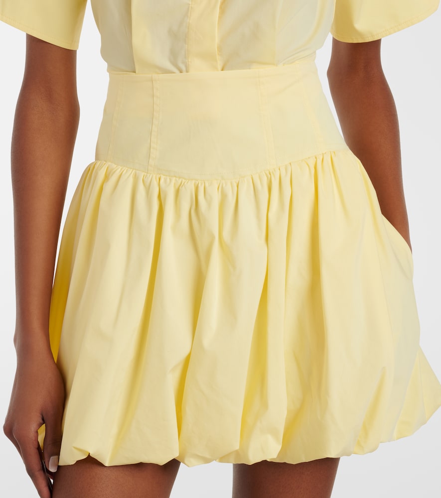  Simkhai Simkhai Pippa Cotton-blend Poplin Miniskirt 