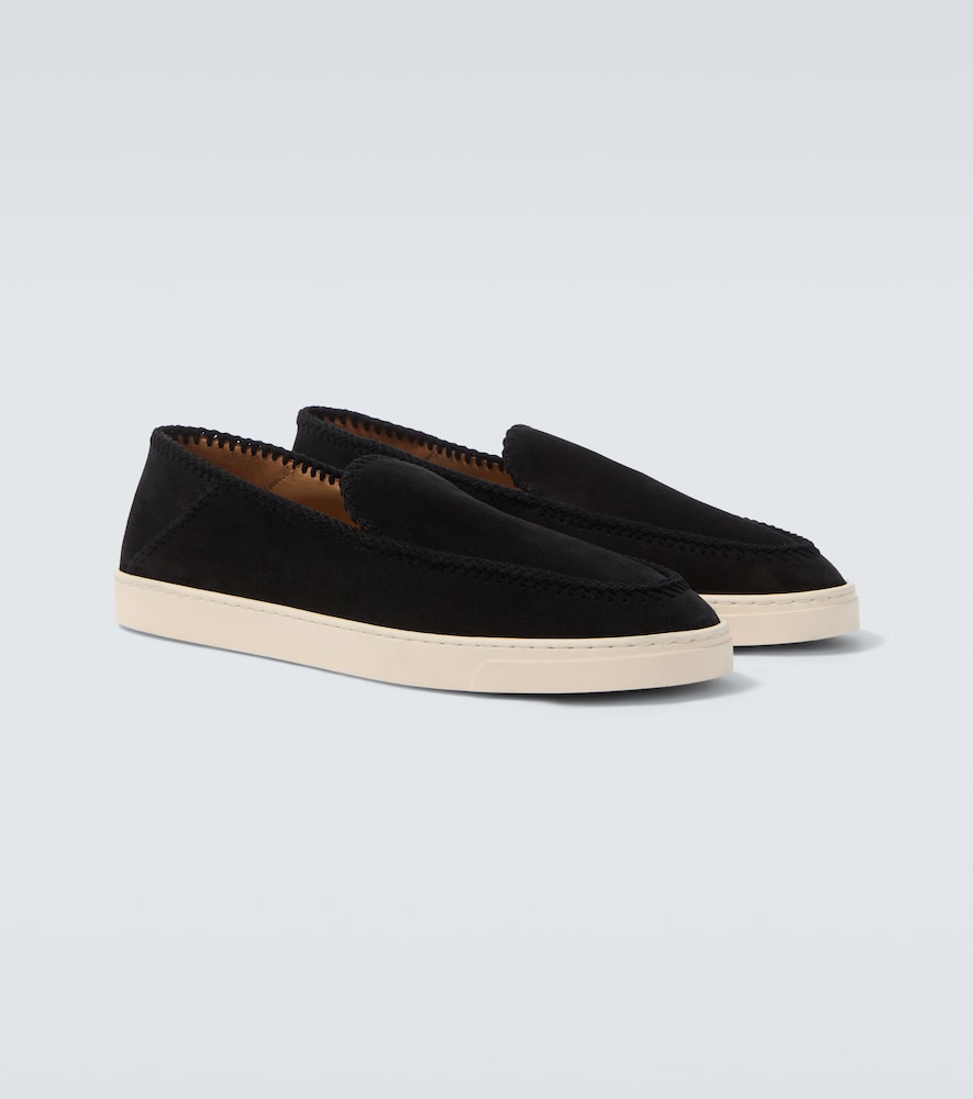  Giorgio Armani Giorgio Armani Slip-ons Galleria 3 Aus Veloursleder 