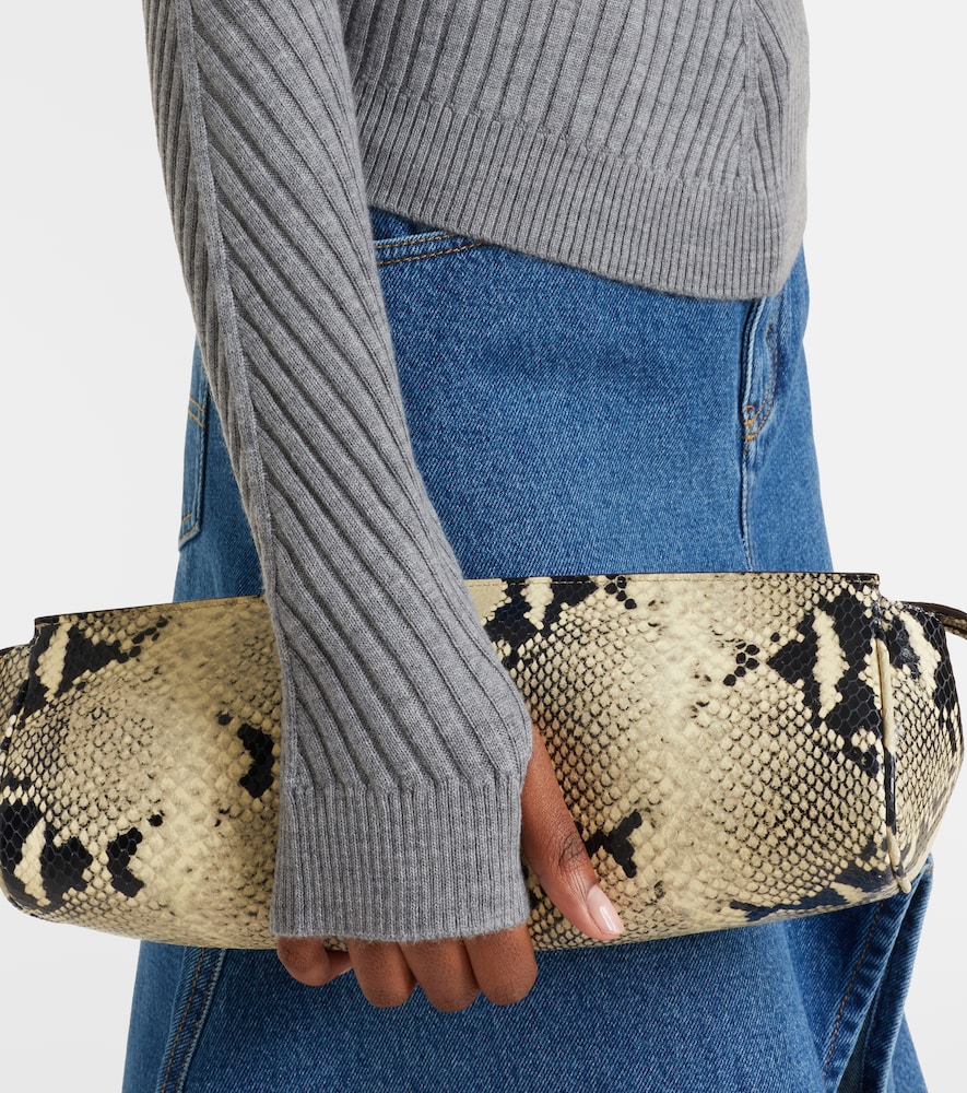  Victoria Beckham Victoria Beckham Georgia Ribbed-knit Wool Top 
