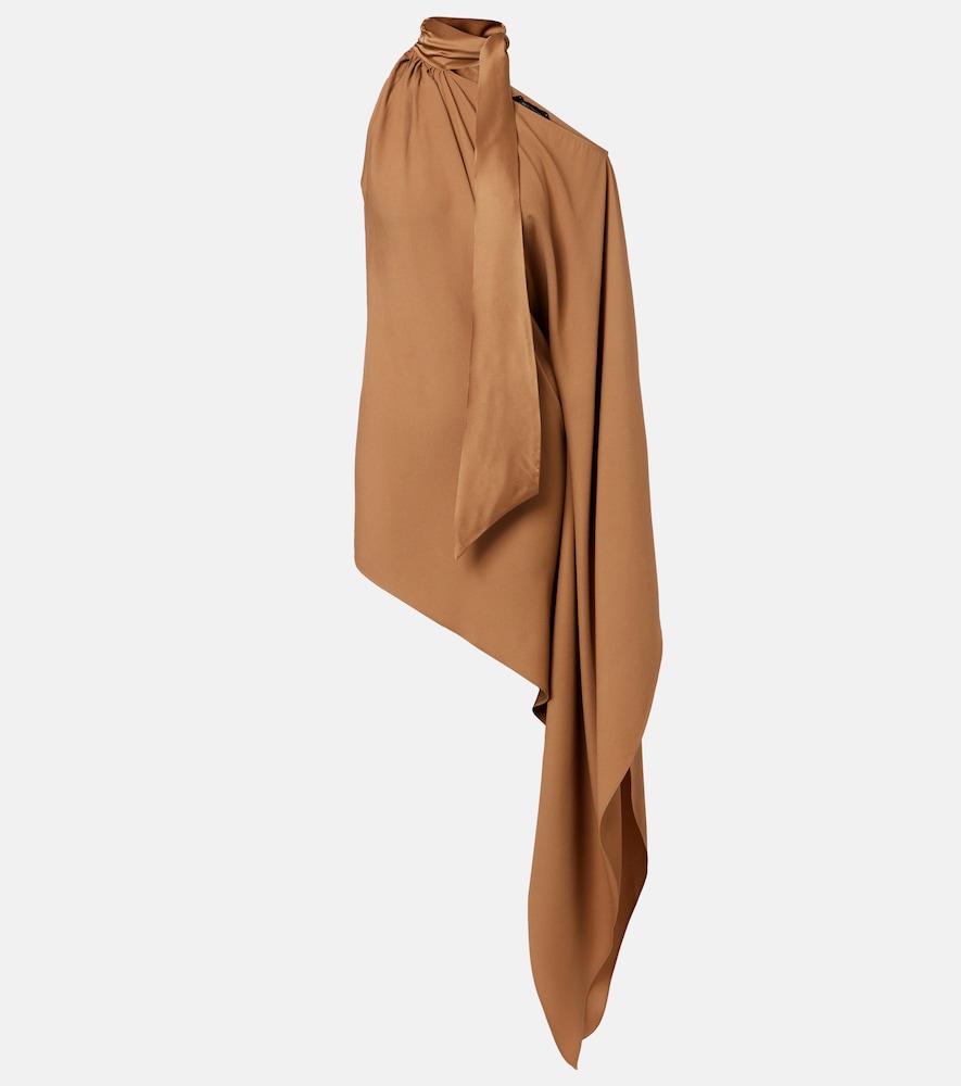 Minikleid Atlas aus Crêpe