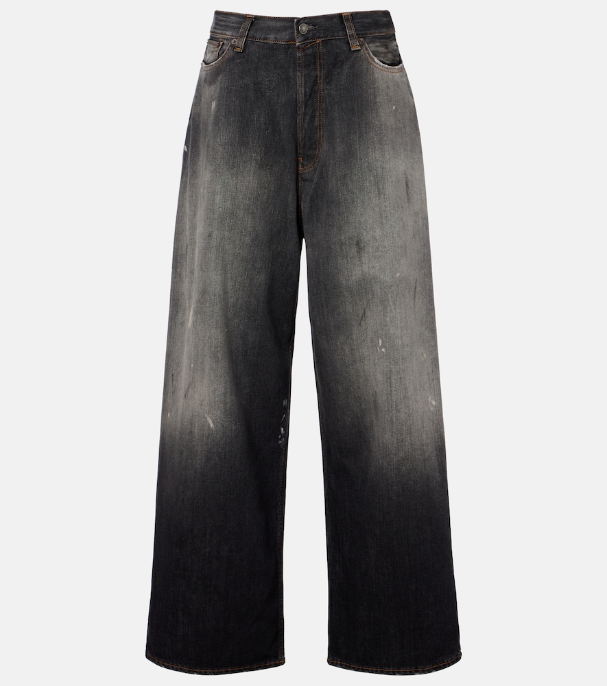 Acne Studios 2023 distressed wide-leg jeans