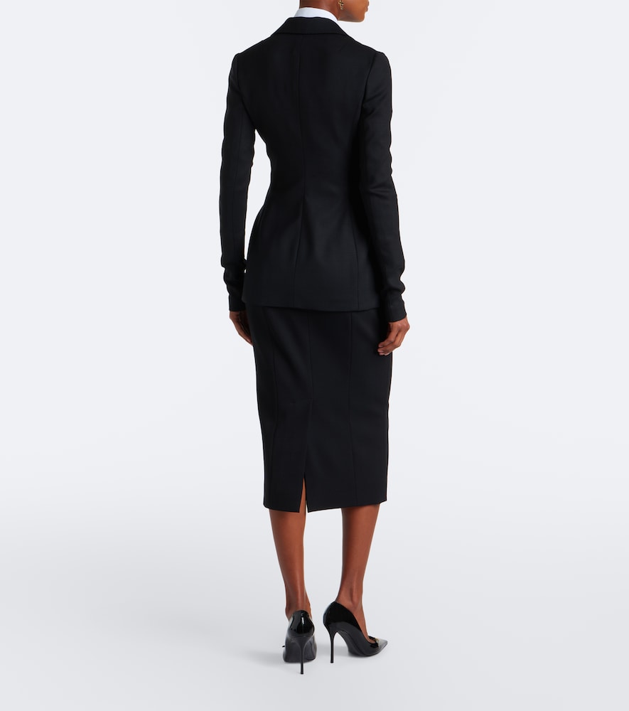 Dolce&Gabbana Wool-Blend Pencil Skirt