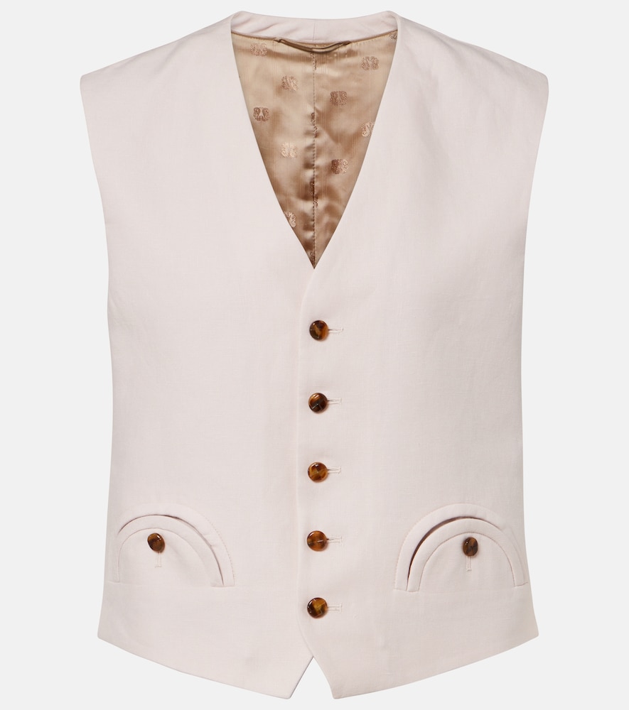Blazé Milano Gilet Feral in lino
