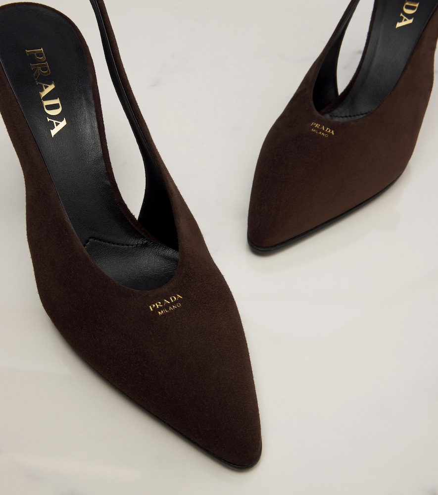 Suede Slingback