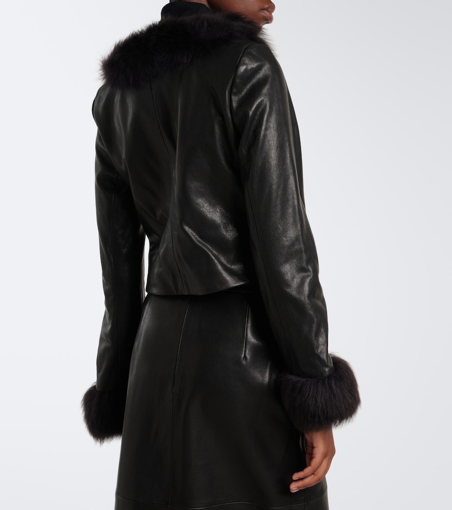 Sofie Shearling-Trimmed Jacket