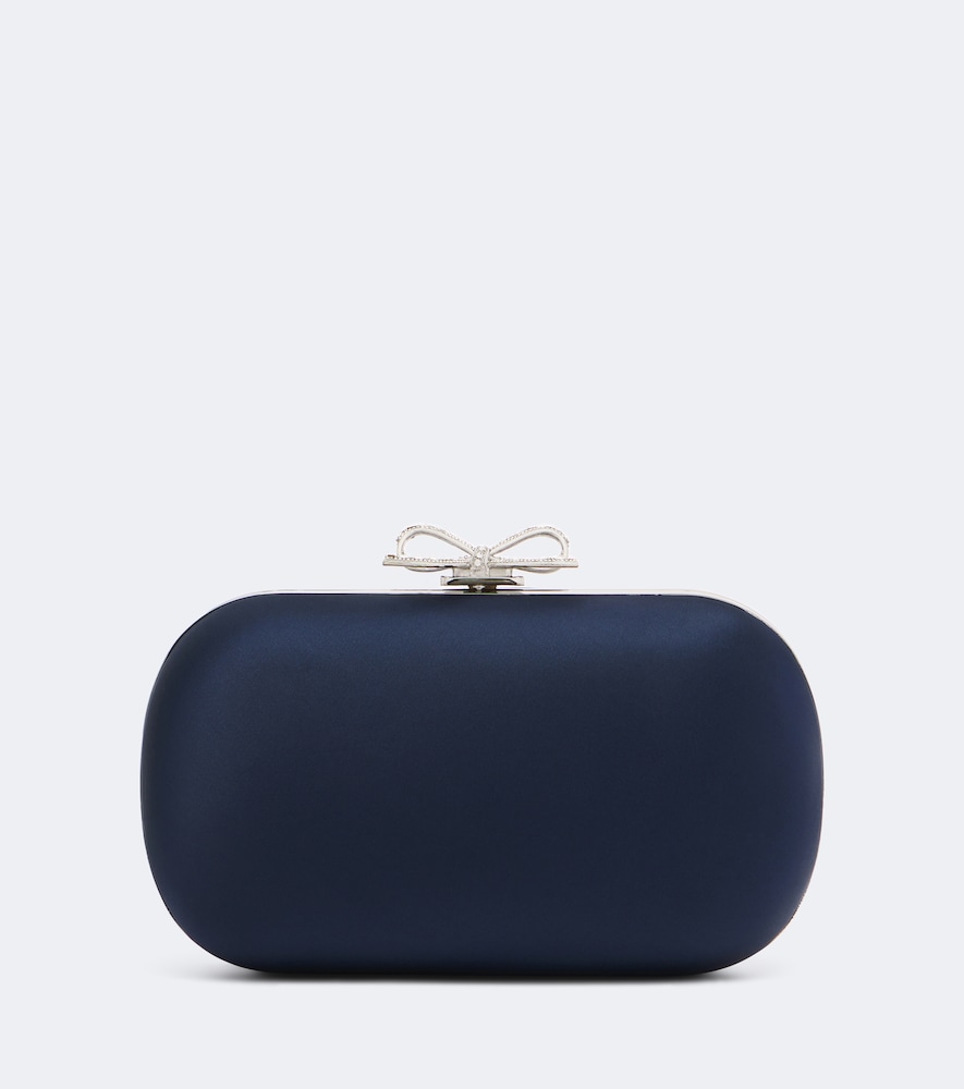 Verzierte Clutch aus Satin