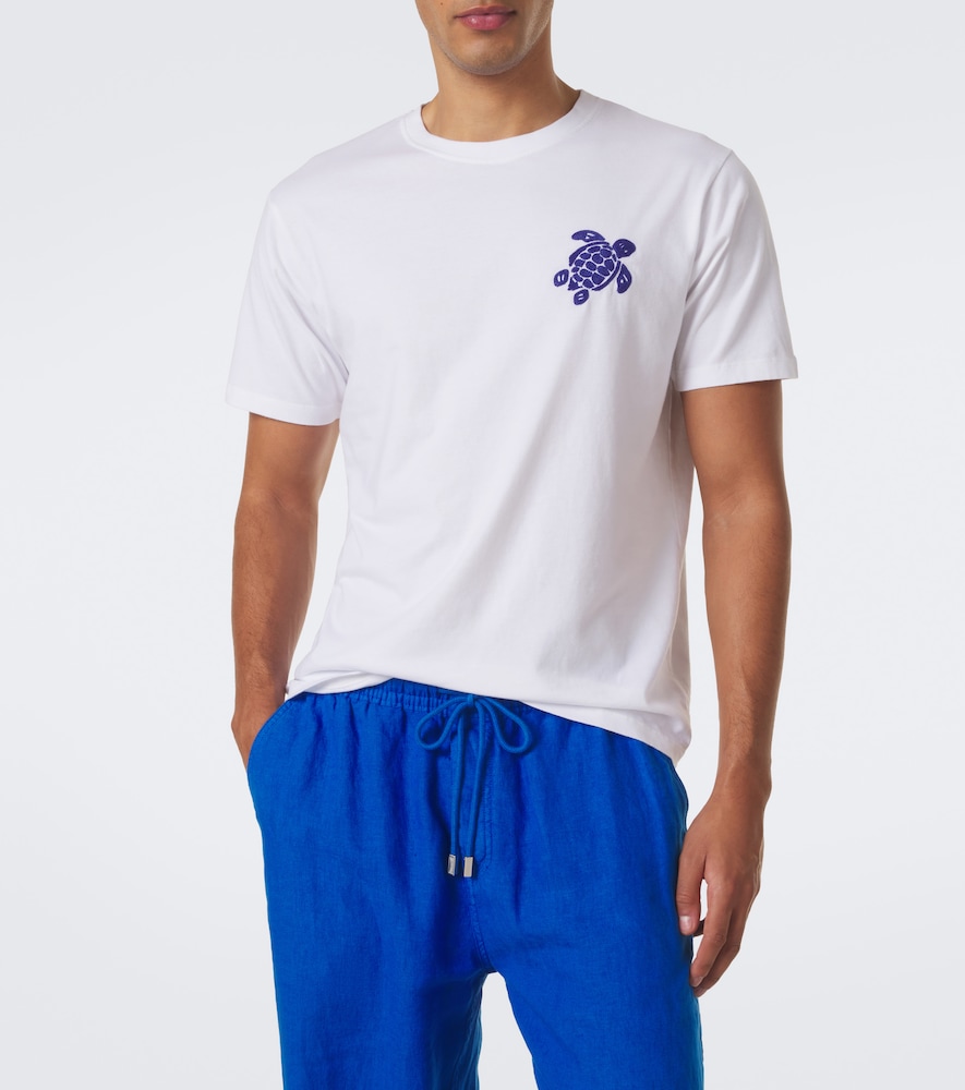 Partisol Embroidered Cotton Jersey T-Shirt