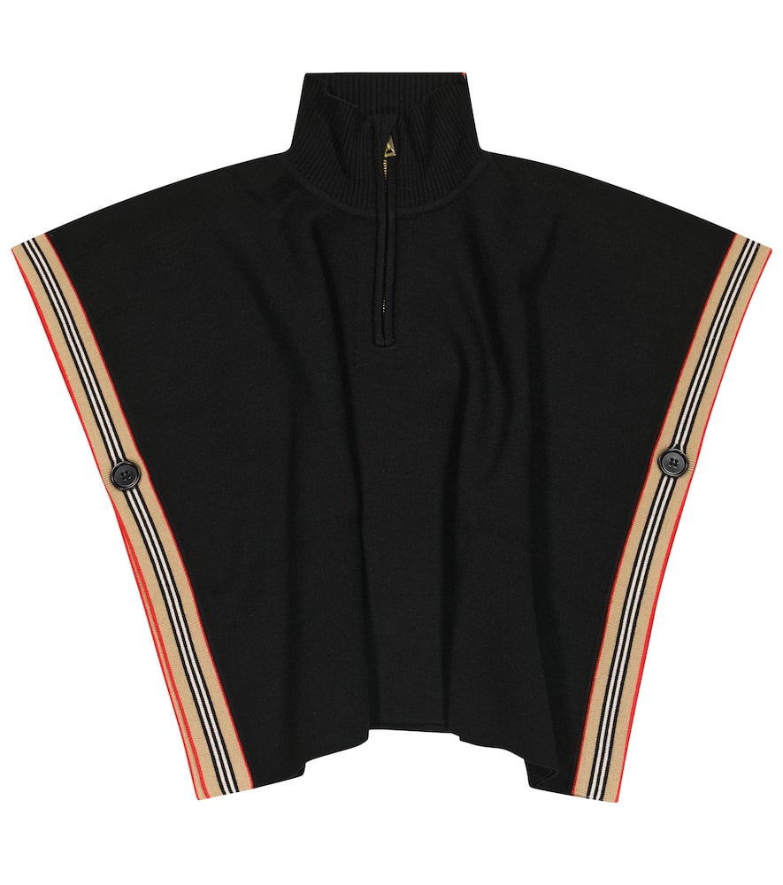 Burberry Kids Wool-blend poncho