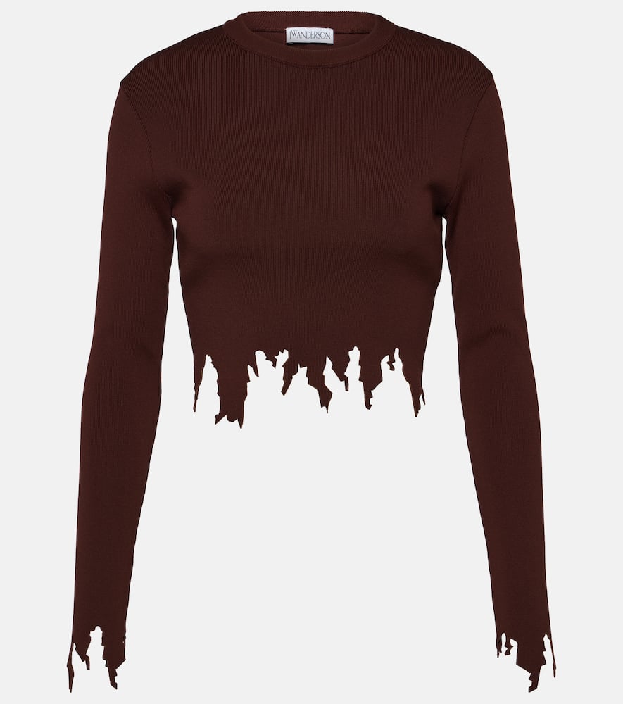 JW ANDERSON DISTRESSED CROP TOP