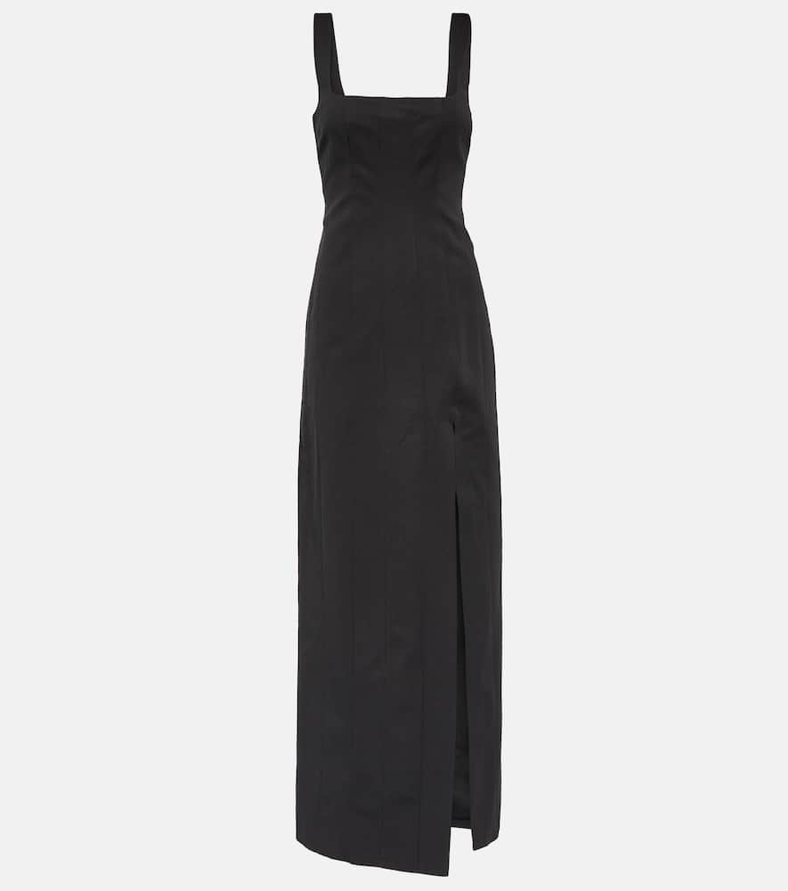 Staud Portrait cotton-blend maxi dress