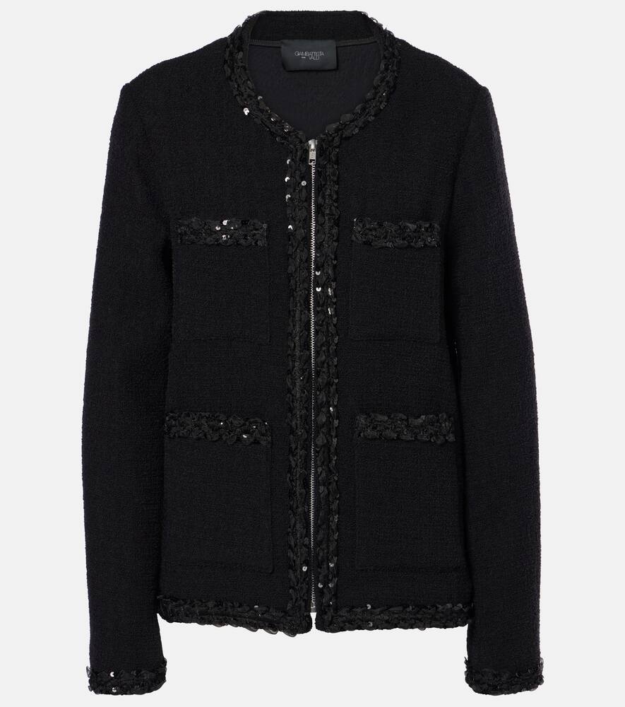 Giambattista Valli Sequined wool-blend jacket