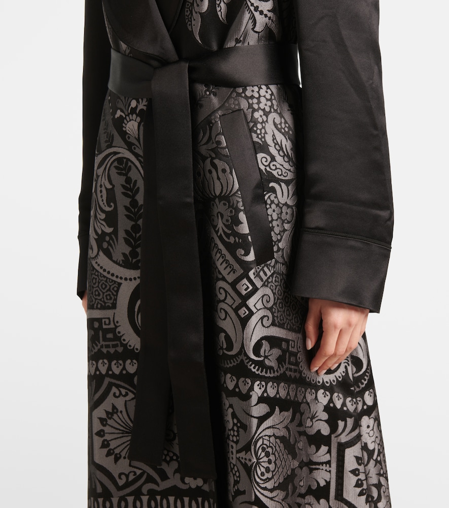  Etro Etro Silk-blend Belted Coat 