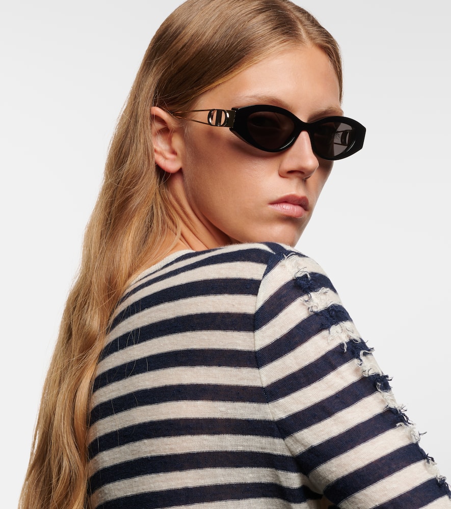 Shop Dior 30montaigne B6i Cat-eye Sunglasses In Grey