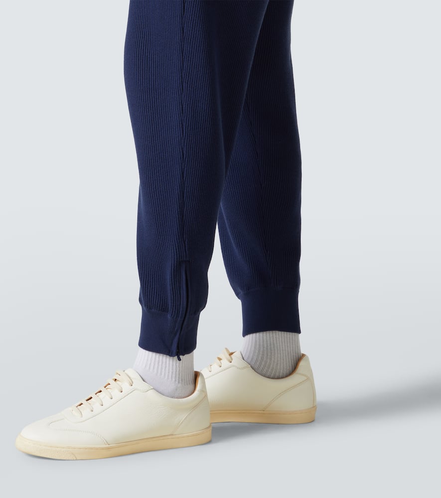 BRUNELLO CUCINELLI COTTON JERSEY SWEATPANTS