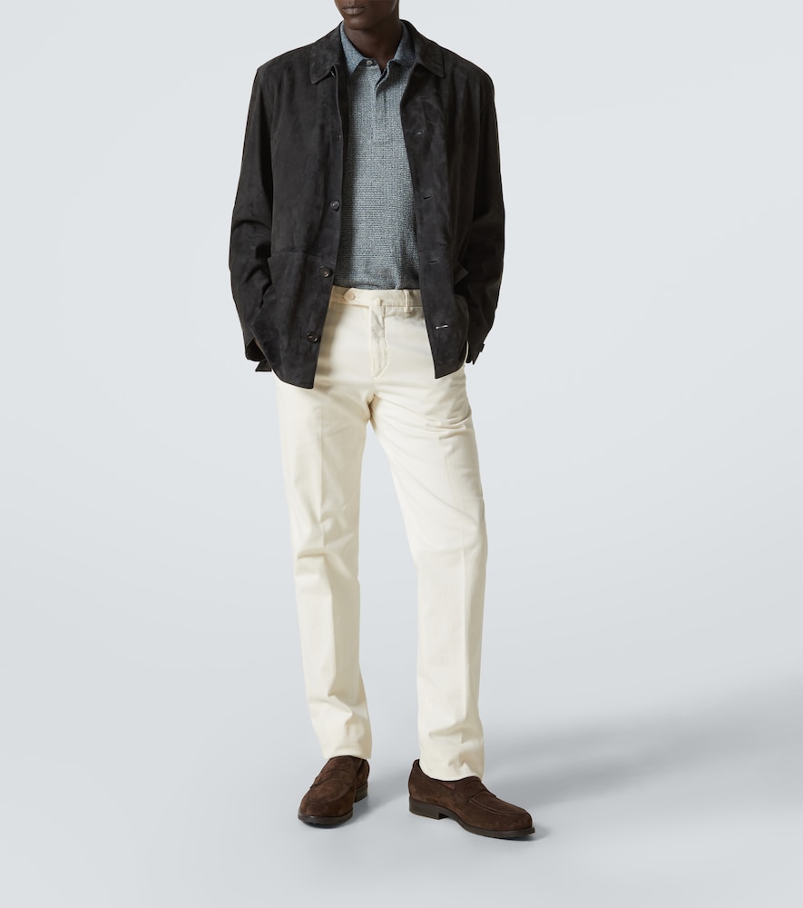  Zegna Zegna Polohemd Aus Einem Baumwollgemisch 