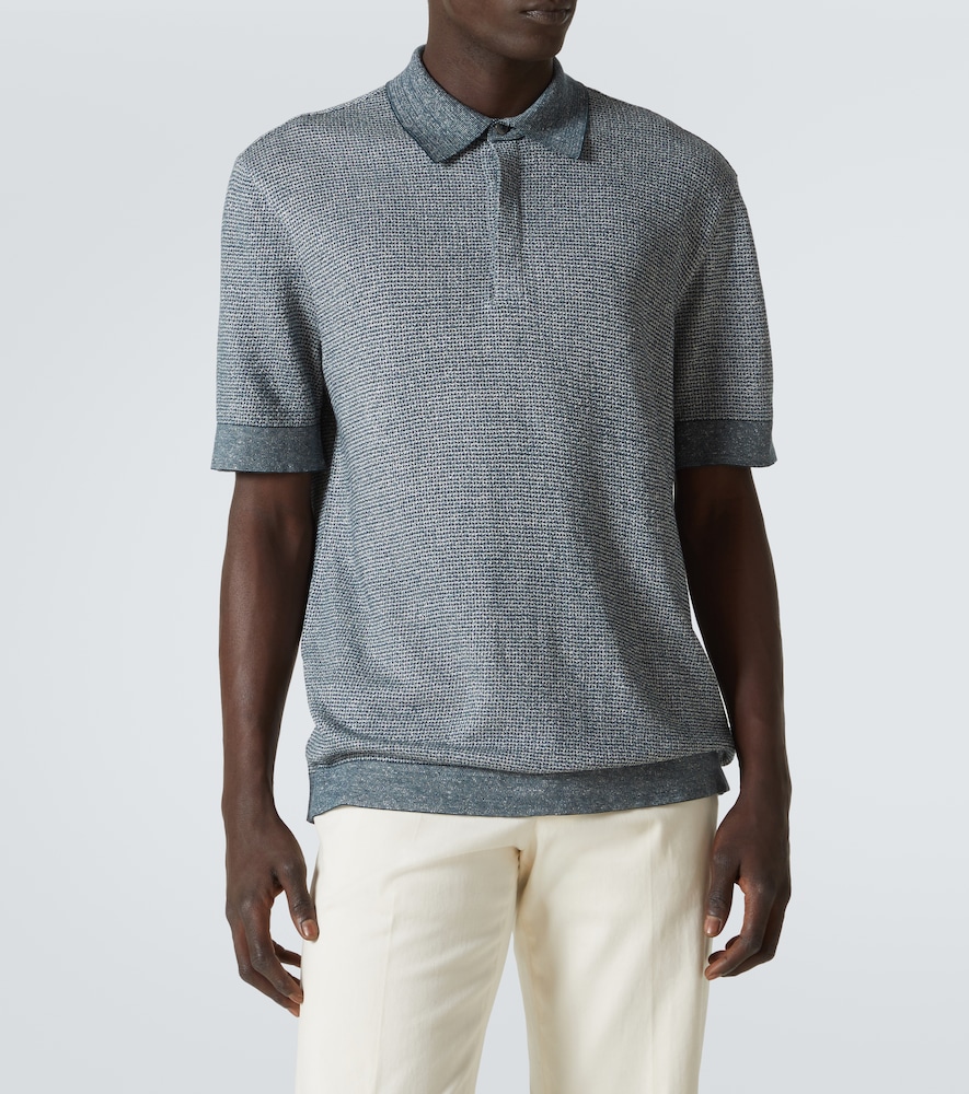  Zegna Zegna Polohemd Aus Einem Baumwollgemisch 
