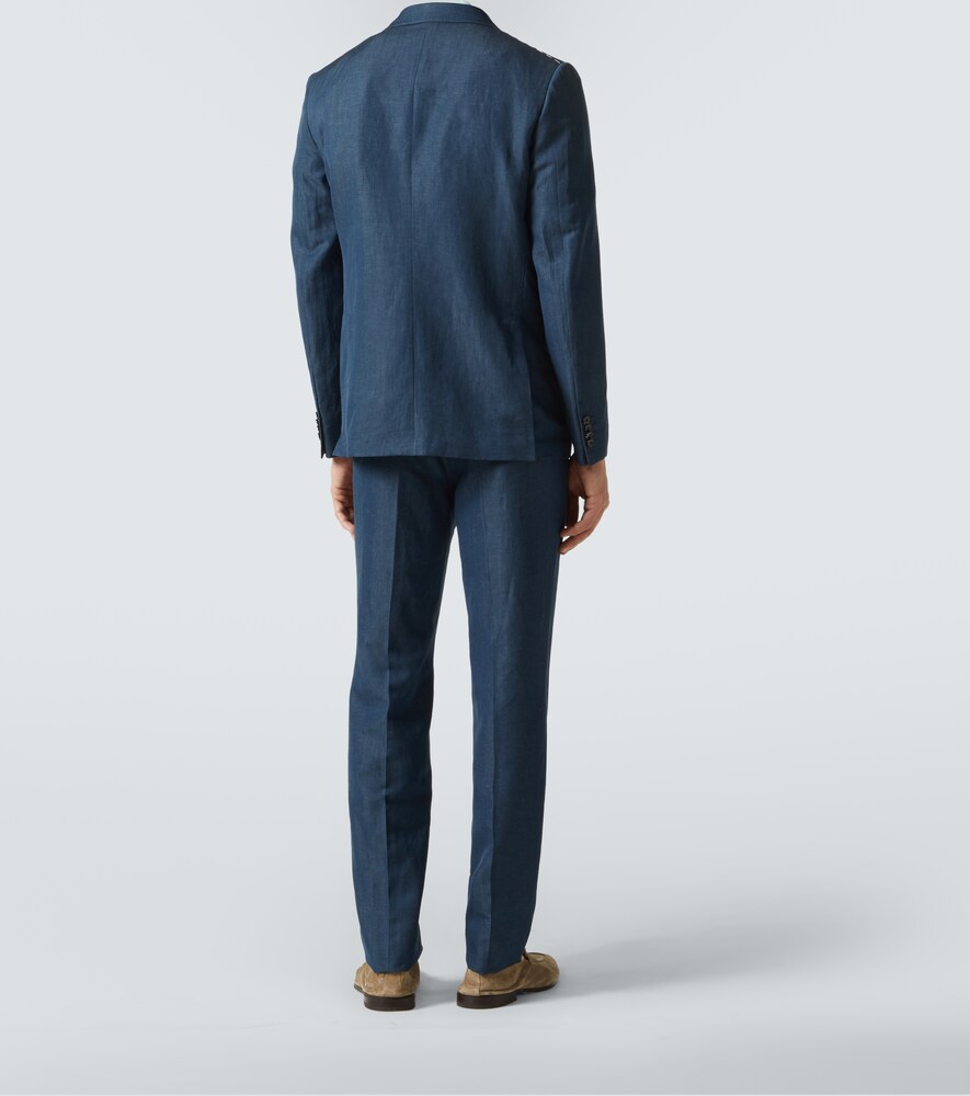  Zegna Zegna Wool And Linen Suit 