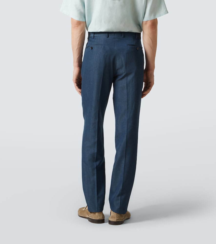  Zegna Zegna Wool And Linen Suit 