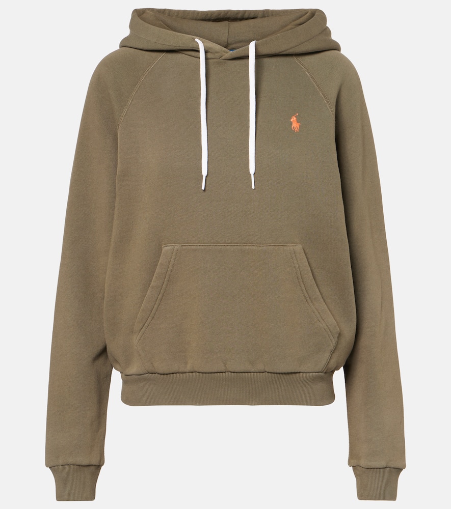 Polo Ralph Lauren Cotton-blend Jersey Hoodie In Green