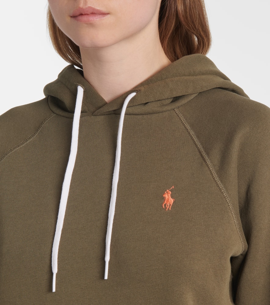 Polo Ralph Lauren Cotton-blend Jersey Hoodie In Green