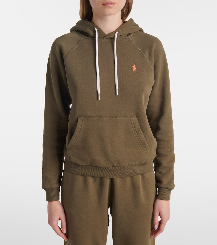 Polo Ralph Lauren Cotton-blend Jersey Hoodie In Green