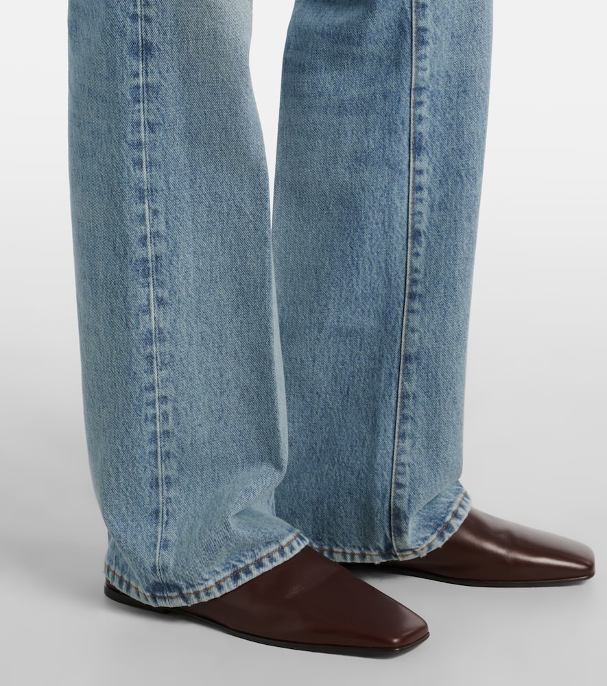 Frame Women's 5-pocket Straight-leg Jeans In Blau