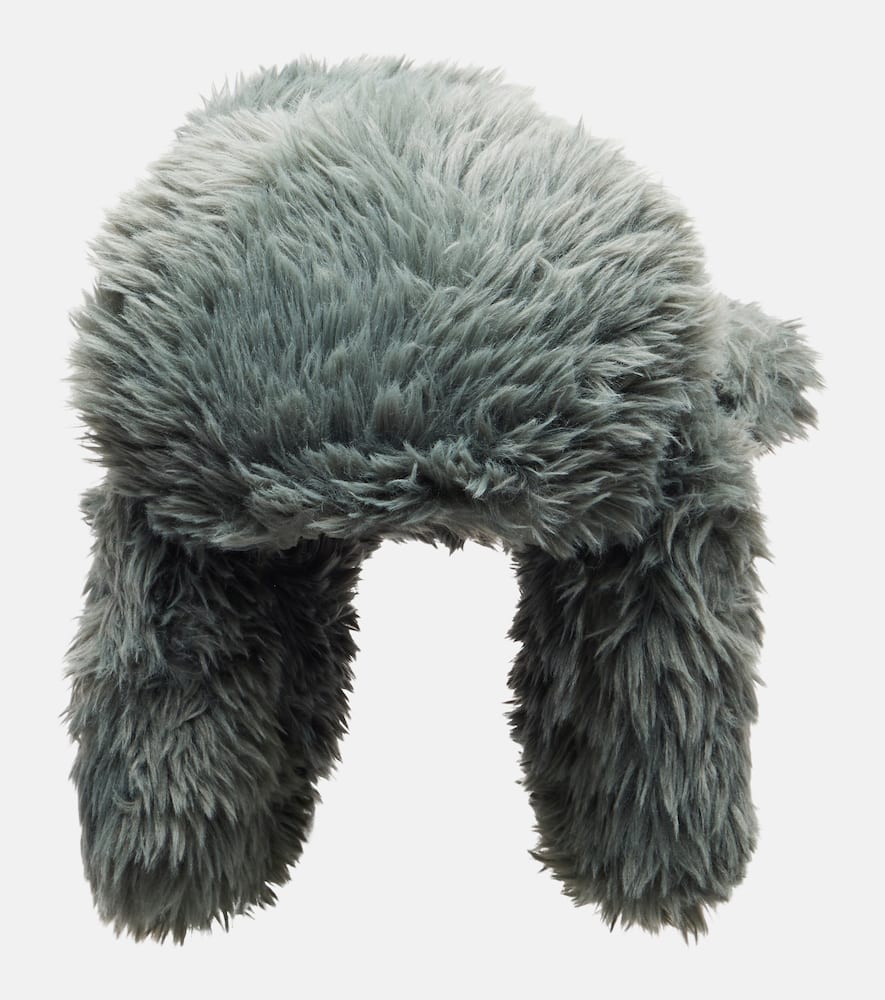 Ruslan Baginskiy Faux Fur Hat In Gray