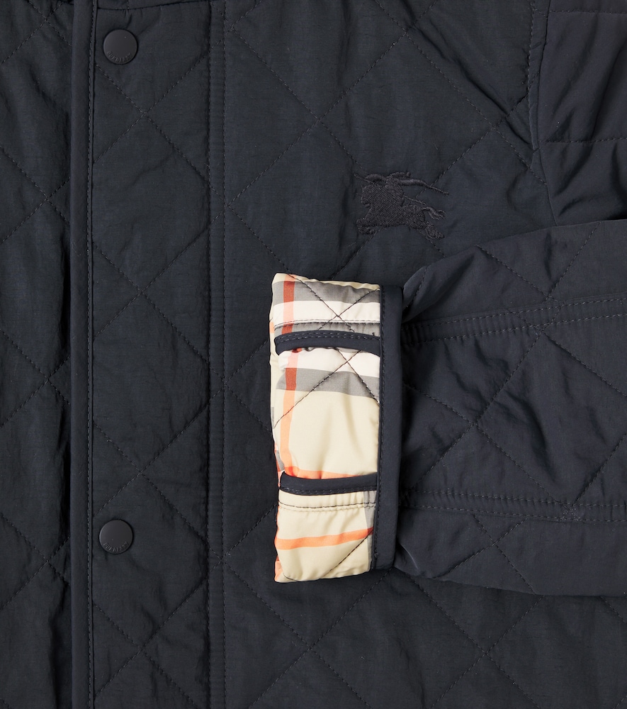  Burberry Kids Burberry Kids Ekd Quilted Jacket 