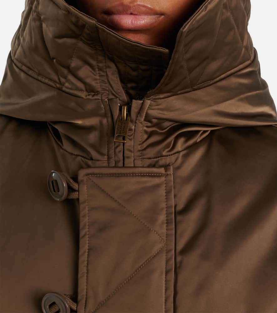 Isabel Marant Étoile Elisa Hooded Bomber Jacket In Brown