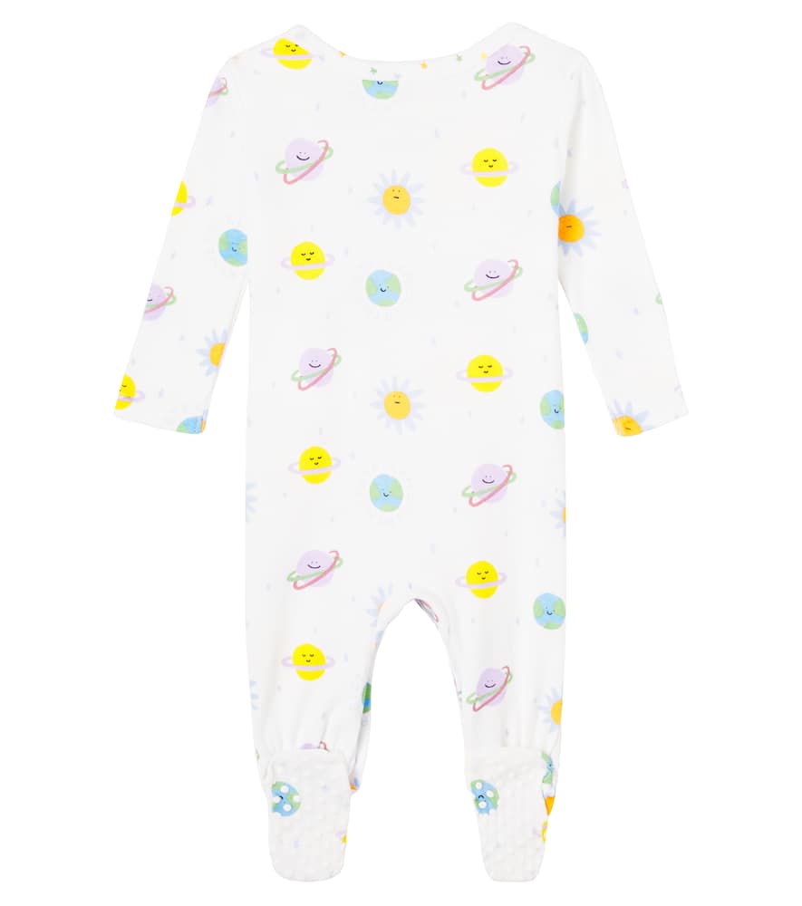 Stella Mccartney Baby Cotton Romper, Hat, Bodysuit, And Blanket Set In White