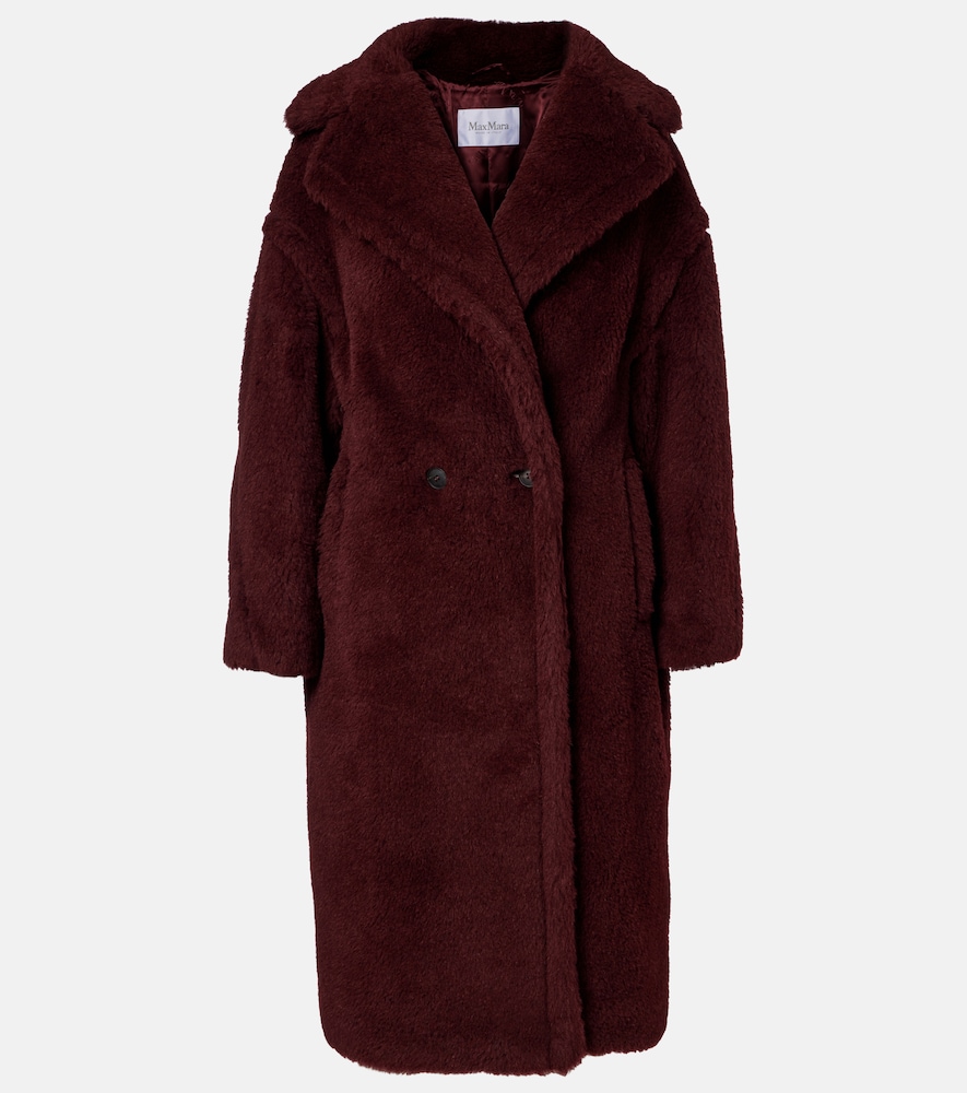 Max Mara Teddy Bear Icon alpaca wool, wool, and silk coat
