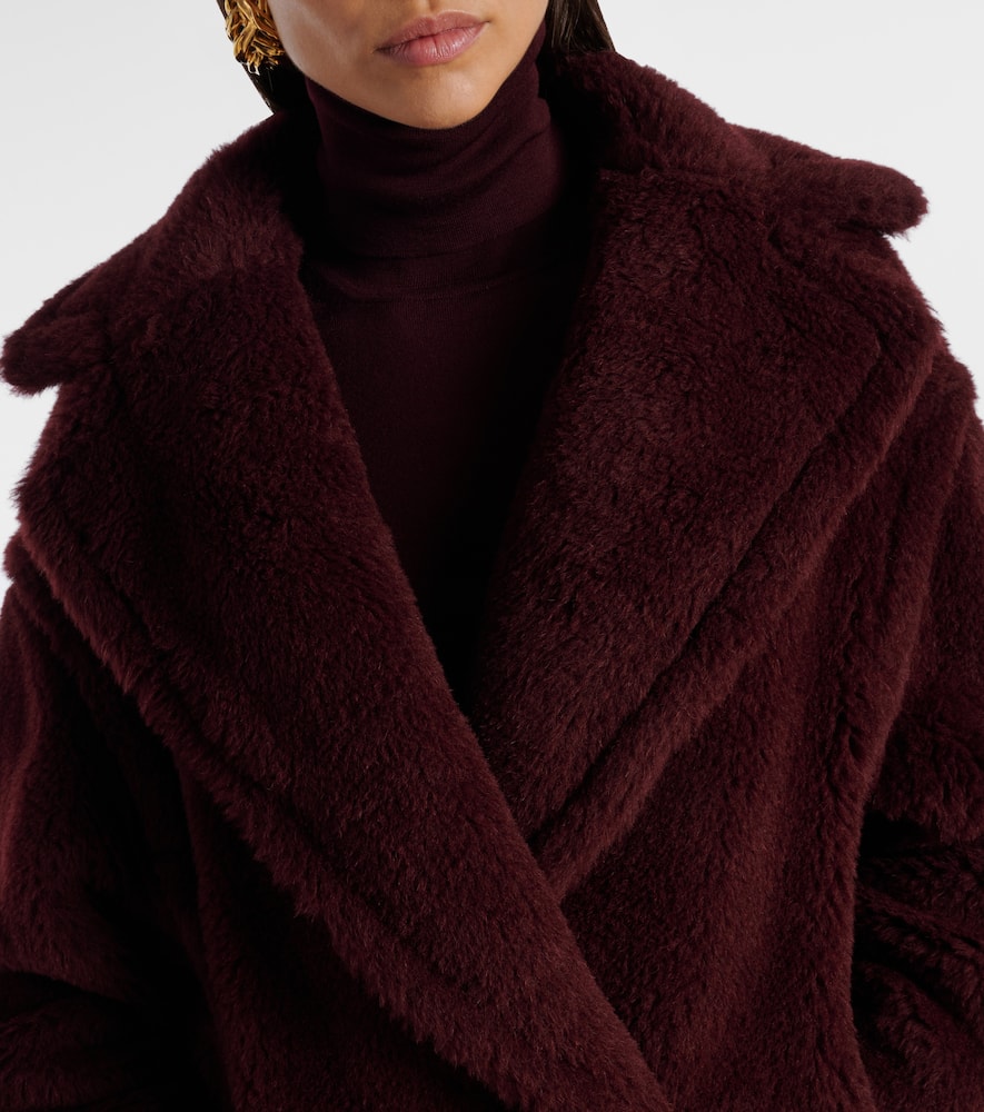 Teddy Bear alpaca wool, wool, and silk coat